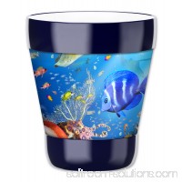 Mugzie 16-Ounce Tumbler Drink Cup with Removable Insulated Wetsuit Cover - Wonders of the Sea